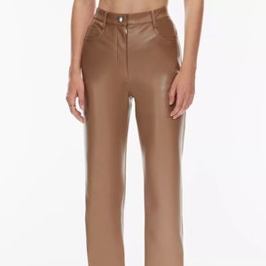 Melina High Waisted Vegan Leather Pant